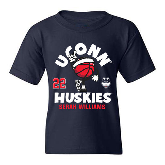 UConn - NCAA Women's Basketball : Serah Williams - Fashion Shersey Youth T-Shirt-0