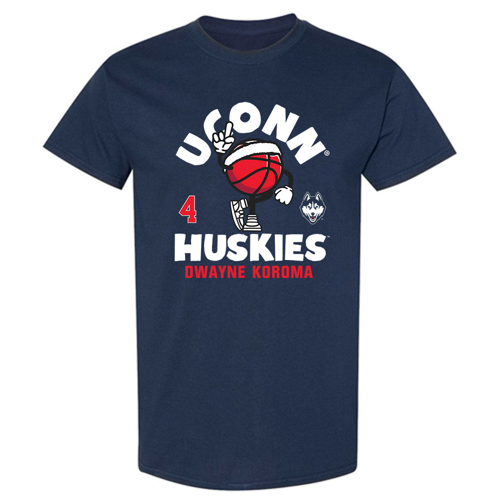 UConn - NCAA Men's Basketball : Dwayne Koroma - Fashion Shersey T-Shirt-0