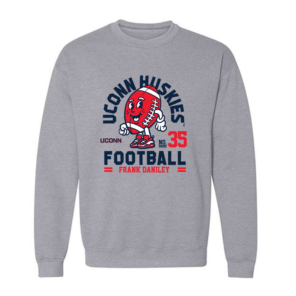 UConn - NCAA Football : Frank Daniley - Fashion Shersey Crewneck Sweatshirt