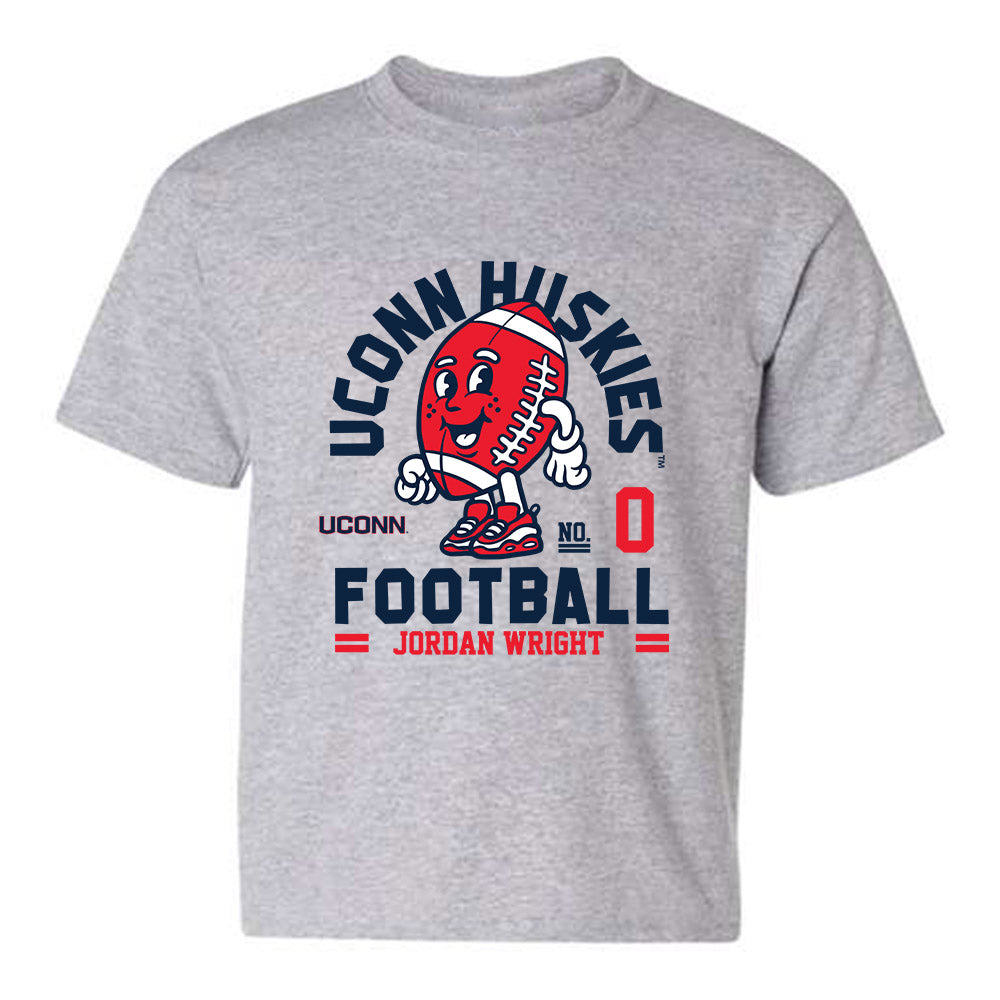 UConn - NCAA Football : Jordan Wright - Fashion Shersey Youth T-Shirt