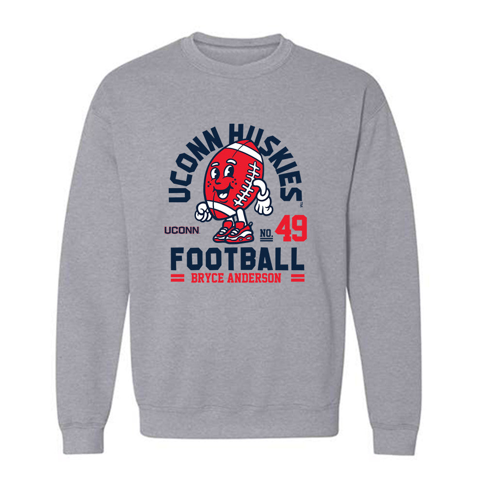 UConn - NCAA Football : Bryce Anderson - Fashion Shersey Crewneck Sweatshirt