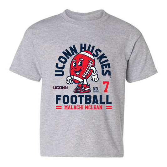 UConn - NCAA Football : Malachi Mclean - Fashion Shersey Youth T-Shirt