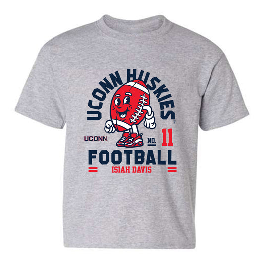 UConn - NCAA Football : Isiah Davis - Fashion Shersey Youth T-Shirt