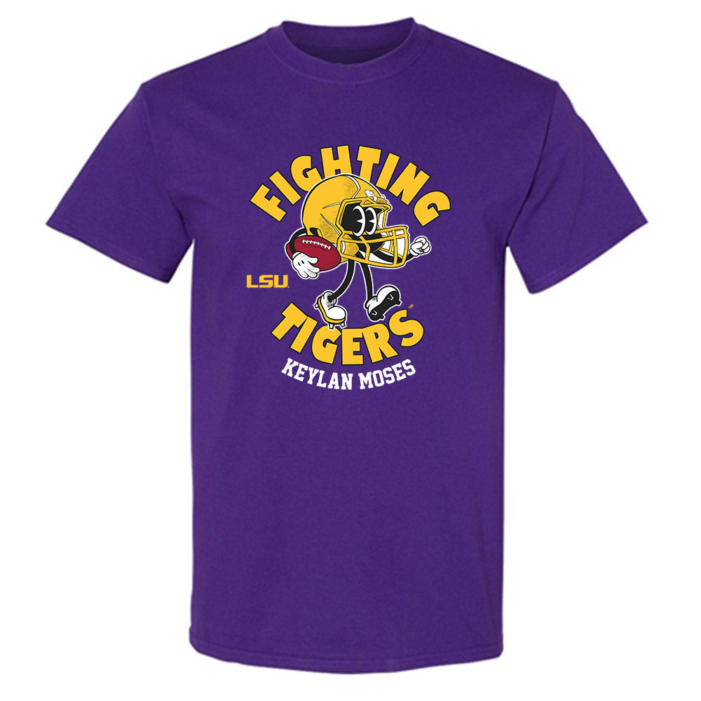 LSU - NCAA Football : Keylan Moses - Fashion Shersey T-Shirt-0