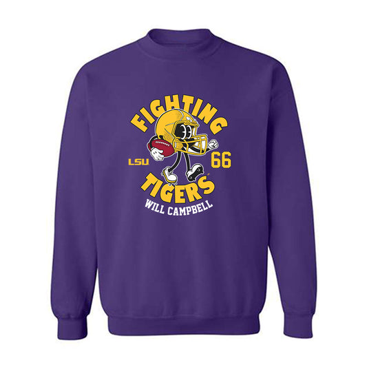 LSU - NCAA Football : Will Campbell - Crewneck Sweatshirt