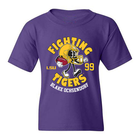 LSU - NCAA Football : Blake Ochsendorf - Fashion Shersey Youth T-Shirt