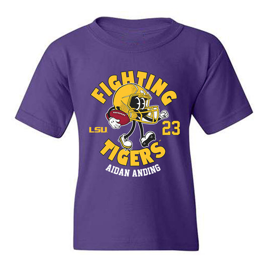 LSU - NCAA Football : Aidan Anding - Fashion Shersey Youth T-Shirt-0
