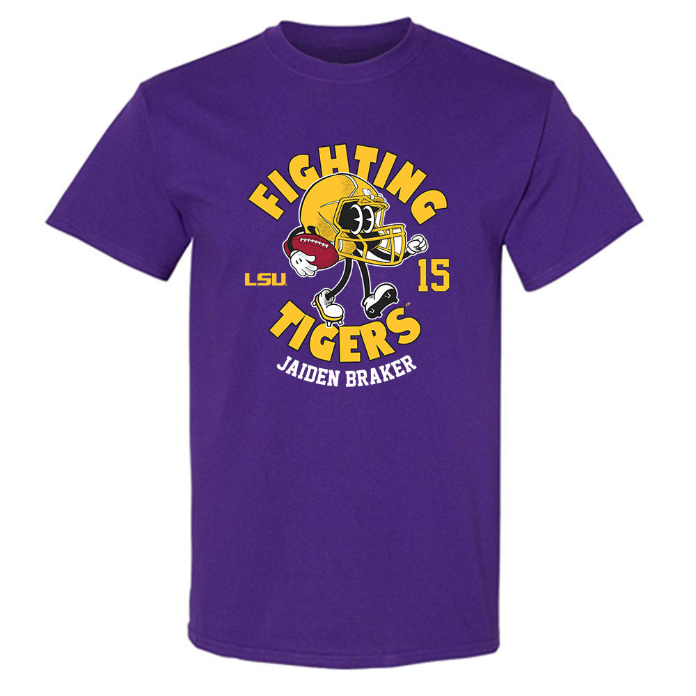 LSU - NCAA Football : Jaiden Braker - Fashion Shersey T-Shirt-0