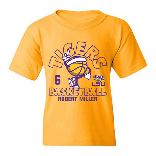 LSU - NCAA Men's Basketball : Robert Miller - Fashion Shersey Youth T-Shirt