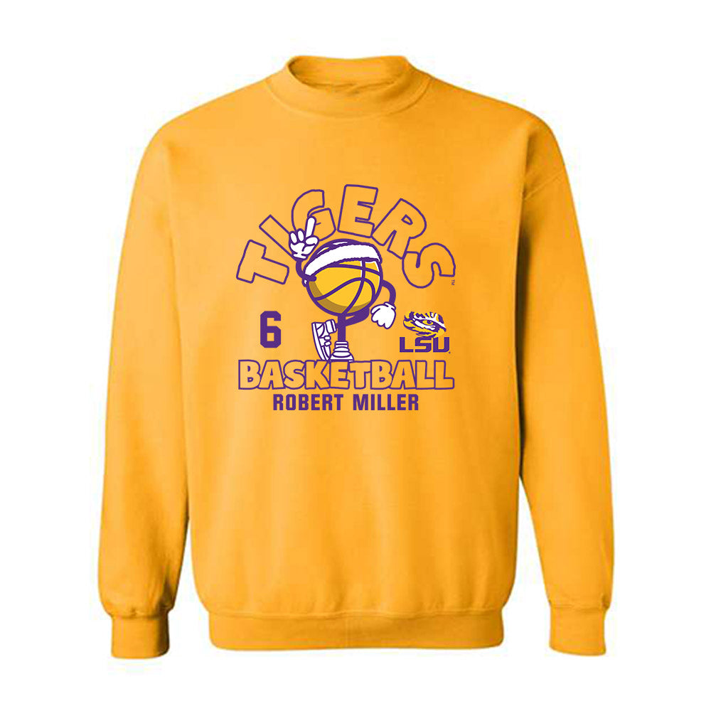 LSU - NCAA Men's Basketball : Robert Miller - Fashion Shersey Crewneck Sweatshirt