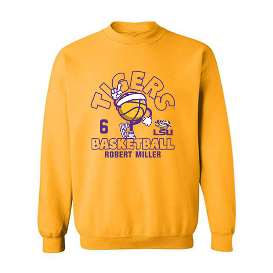 LSU - NCAA Men's Basketball : Robert Miller - Fashion Shersey Crewneck Sweatshirt