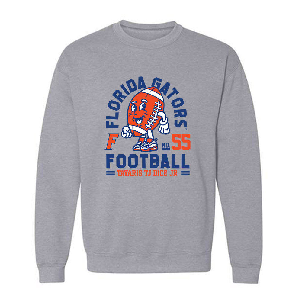 Florida - NCAA Football : Tavaris TJ Dice Jr - Fashion Shersey Crewneck Sweatshirt-0