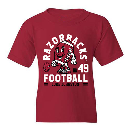 Arkansas - NCAA Football : Luke Johnston - Youth T-Shirt