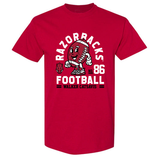 Arkansas - NCAA Football : Walker Catsavis - T-Shirt Fashion Shersey
