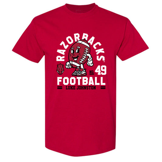 Arkansas - NCAA Football : Luke Johnston - T-Shirt