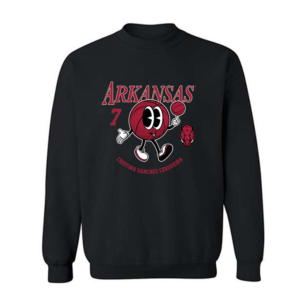 Arkansas - NCAA Women's Basketball : Cristina Sanchez Cerqueira - Fashion Shersey Crewneck Sweatshirt-0