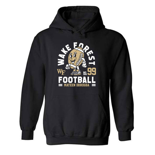 Wake Forest - NCAA Football : Mateen Ibirogba - Hooded Sweatshirt Fashion Shersey