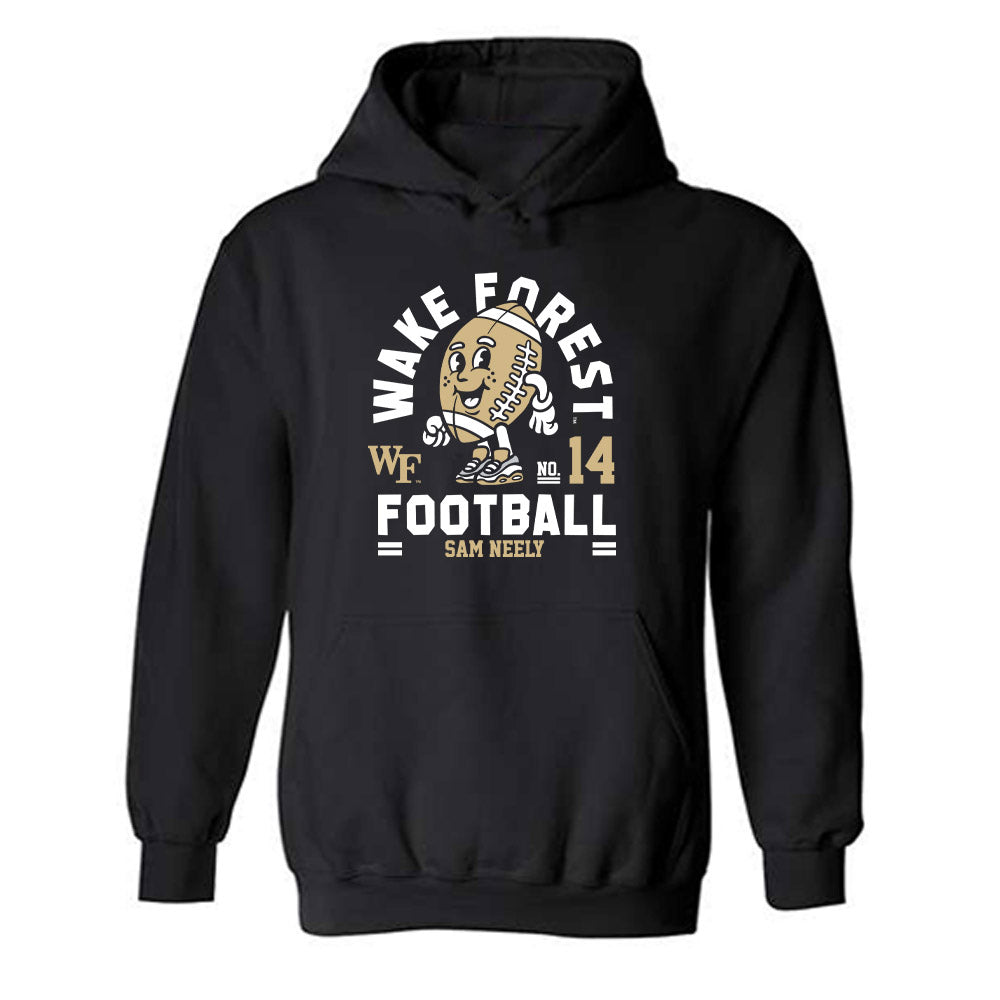 Wake Forest - NCAA Football : Sam Neely - Hooded Sweatshirt Fashion Shersey