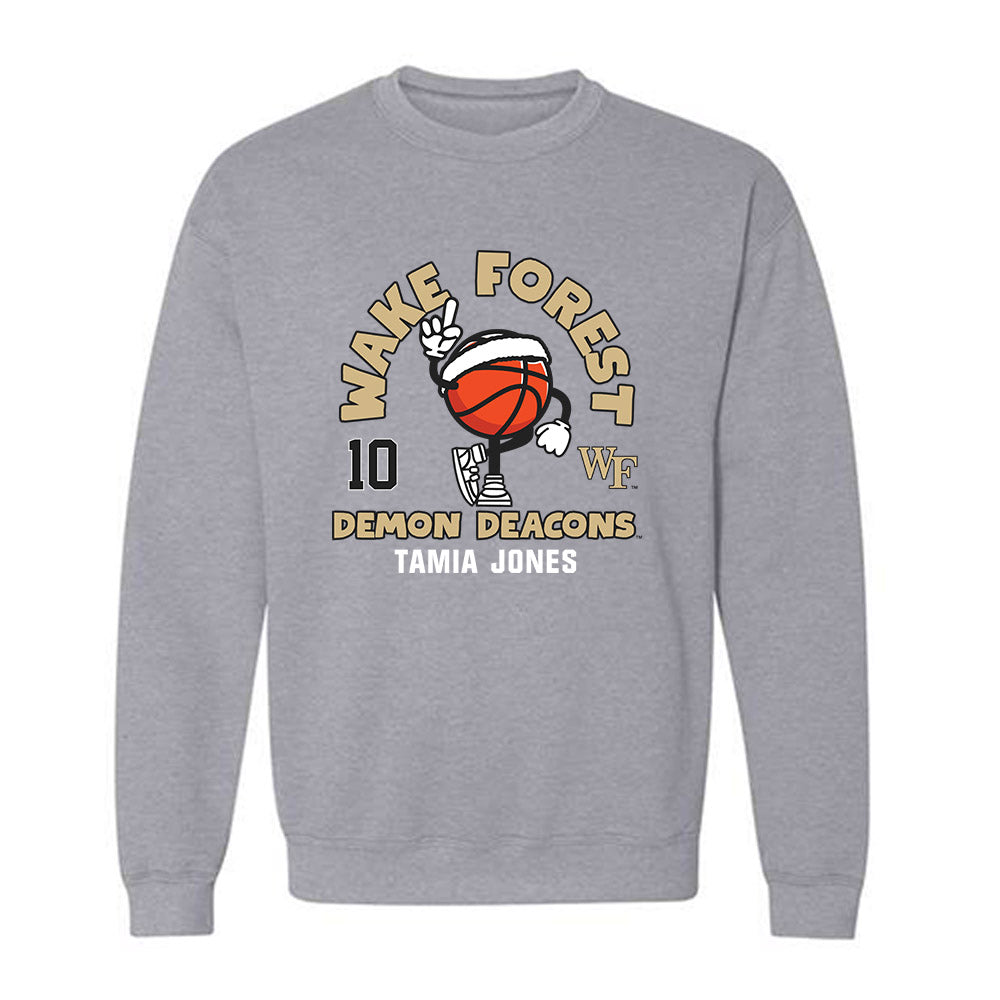 Wake Forest - NCAA Women's Basketball : Tamia Jones - Fashion Shersey Crewneck Sweatshirt