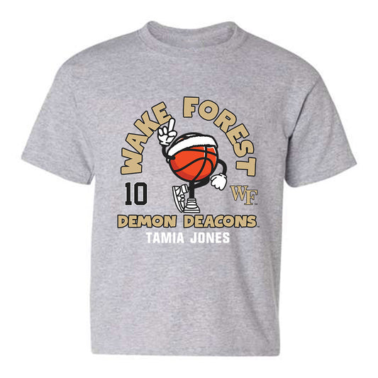 Wake Forest - NCAA Women's Basketball : Tamia Jones - Fashion Shersey Youth T-Shirt