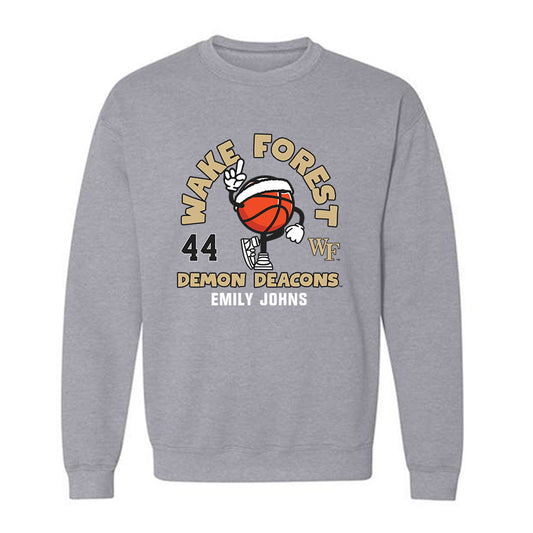 Wake Forest - NCAA Women's Basketball : Emily Johns - Fashion Shersey Crewneck Sweatshirt