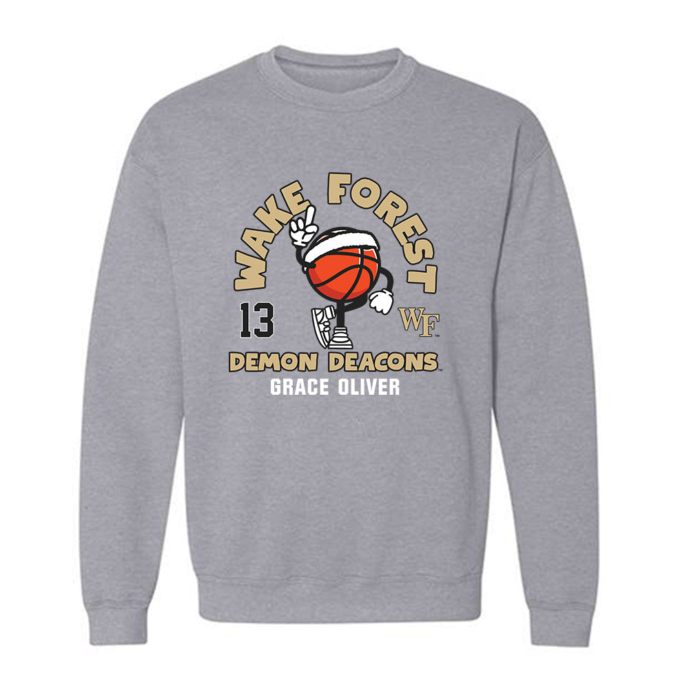 Wake Forest - NCAA Women's Basketball : Grace Oliver - Fashion Shersey Crewneck Sweatshirt-0