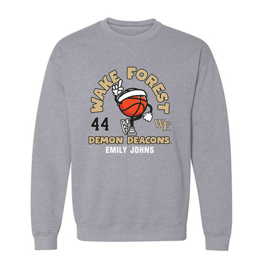 Wake Forest - NCAA Women's Basketball : Emily Johns - Fashion Shersey Crewneck Sweatshirt-0
