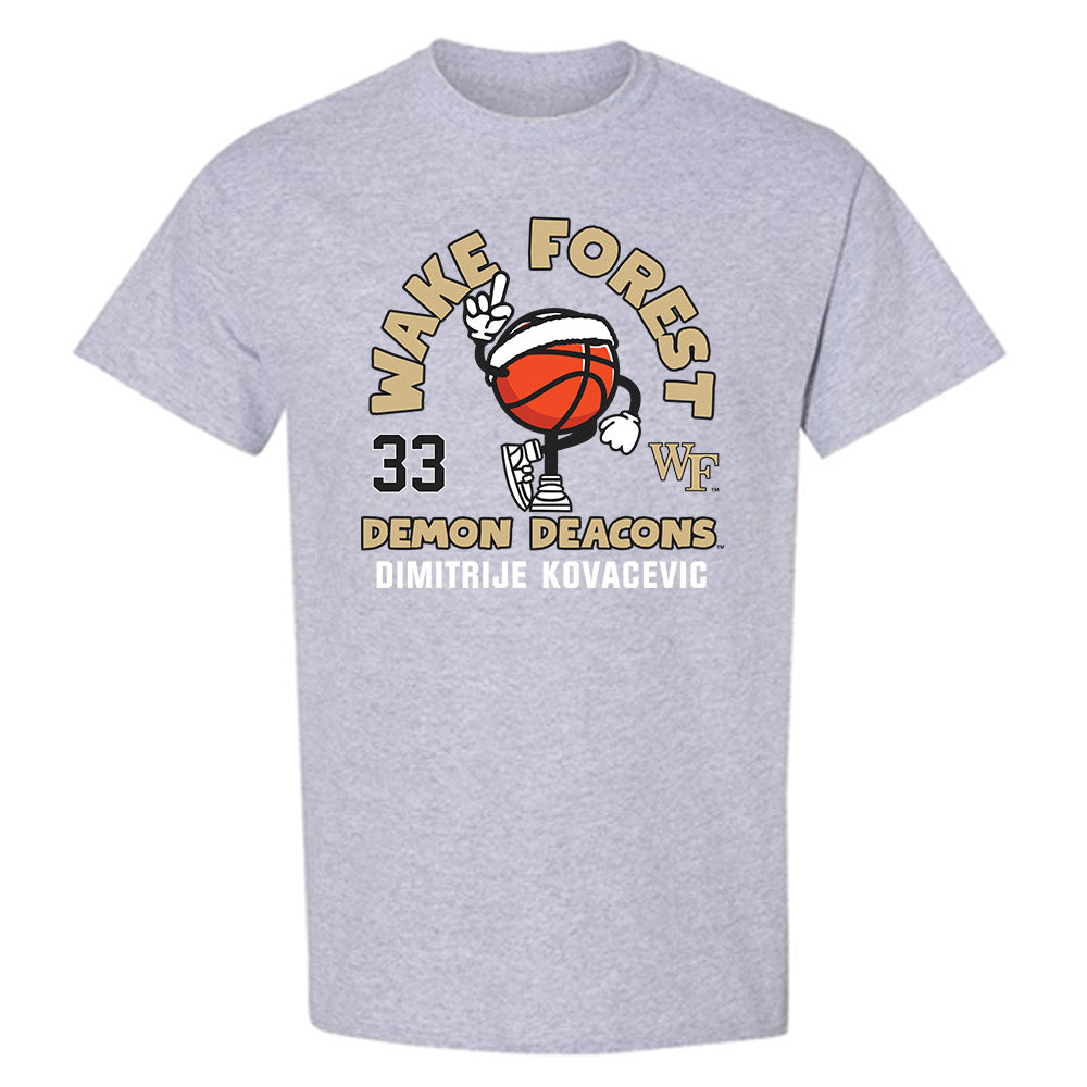 Wake Forest - NCAA Men's Basketball : Dimitrije Kovacevic - Fashion Shersey T-Shirt-0