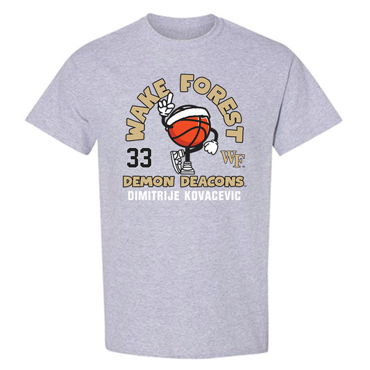 Wake Forest - NCAA Men's Basketball : Dimitrije Kovacevic - Fashion Shersey T-Shirt-0