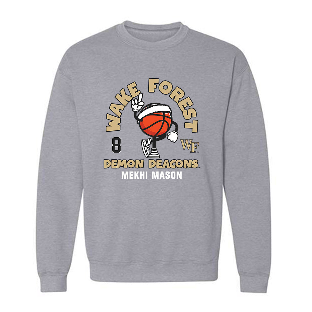Wake Forest - NCAA Men's Basketball : Mekhi Mason - Fashion Shersey Crewneck Sweatshirt-0