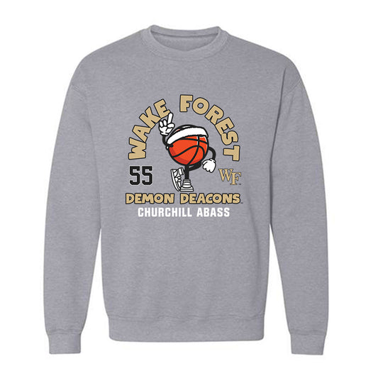 Wake Forest - NCAA Men's Basketball : Churchill Abass - Fashion Shersey Crewneck Sweatshirt