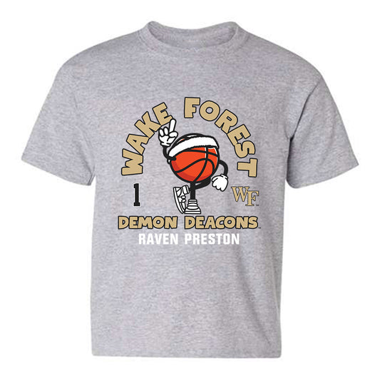Wake Forest - NCAA Women's Basketball : Raven Preston - Fashion Shersey Youth T-Shirt-0