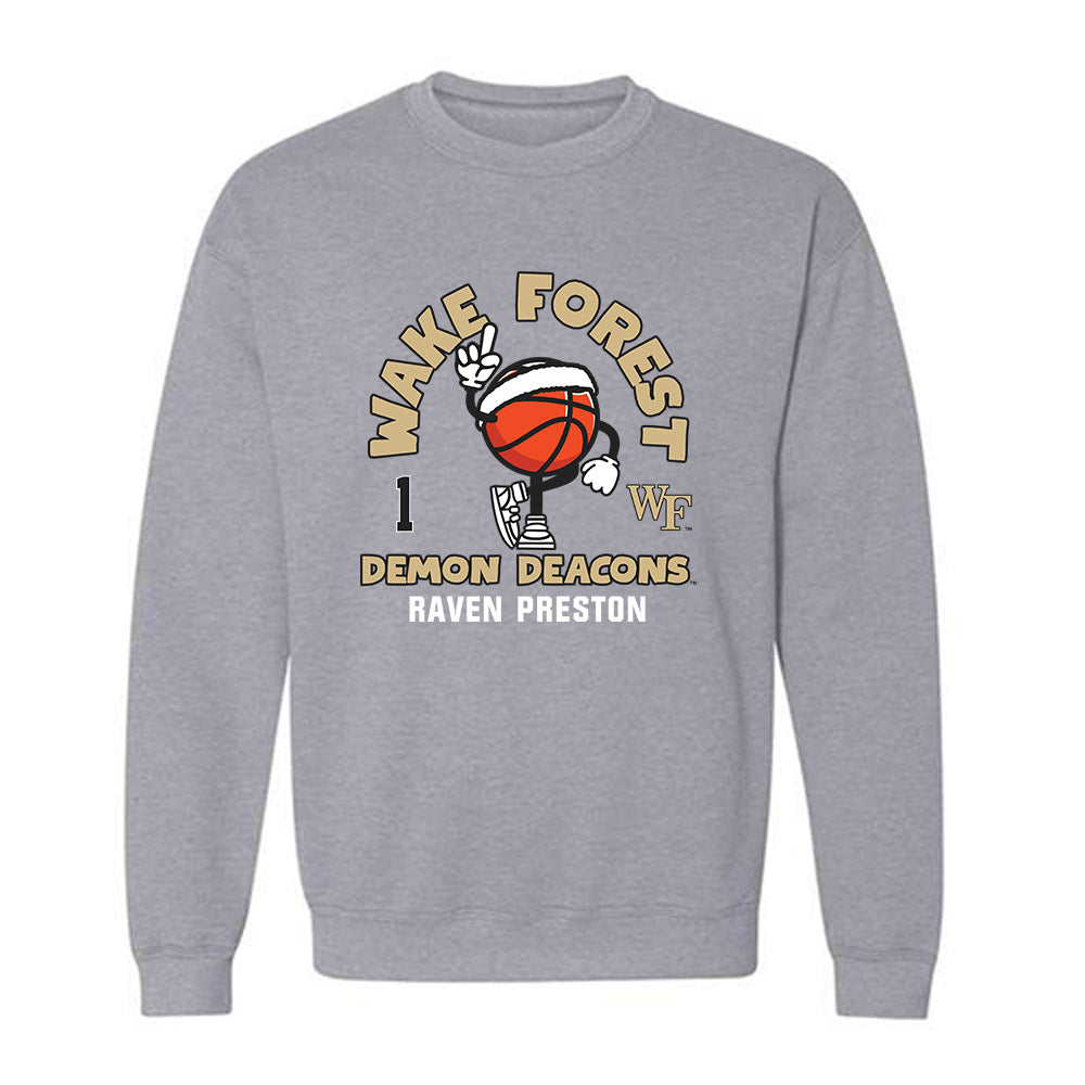 Wake Forest - NCAA Women's Basketball : Raven Preston - Fashion Shersey Crewneck Sweatshirt-0