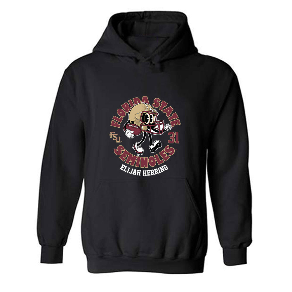 FSU - NCAA Football : Elijah Herring - Fashion Shersey Hooded Sweatshirt-0