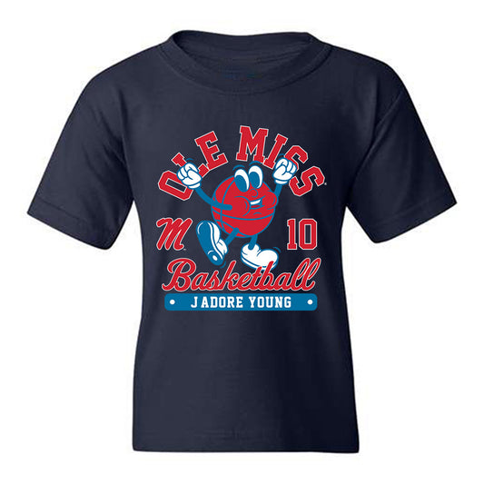 Ole Miss - NCAA Women's Basketball : J'Adore Young - Fashion Shersey Youth T-Shirt-0