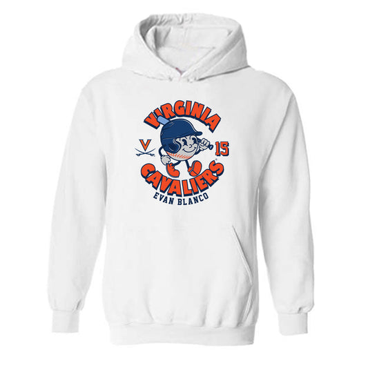 Virginia - NCAA Baseball : Evan Blanco - Hooded Sweatshirt Fashion Shersey