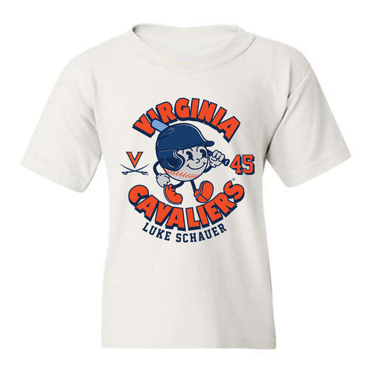 Virginia - NCAA Baseball : Luke Schauer - Youth T-Shirt Fashion Shersey