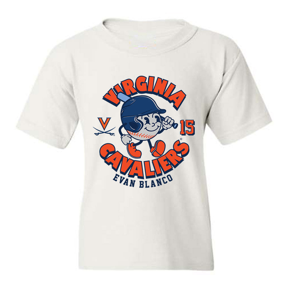 Virginia - NCAA Baseball : Evan Blanco - Youth T-Shirt Fashion Shersey