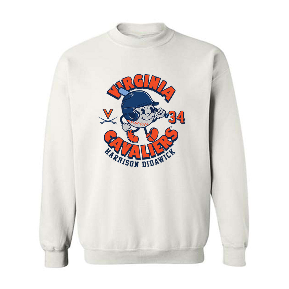 Virginia - NCAA Baseball : Harrison Didawick - Crewneck Sweatshirt Fashion Shersey