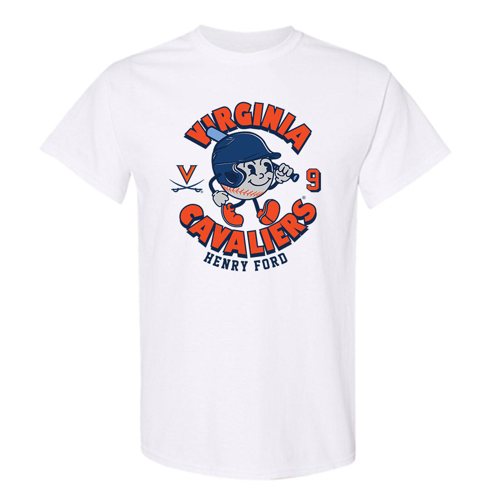 Virginia - NCAA Baseball : Henry Ford - Fashion Shersey T-Shirt-0