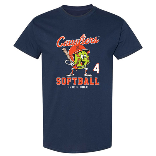 Virginia - NCAA Softball : Brie Biddle - Fashion Shersey T-Shirt-0