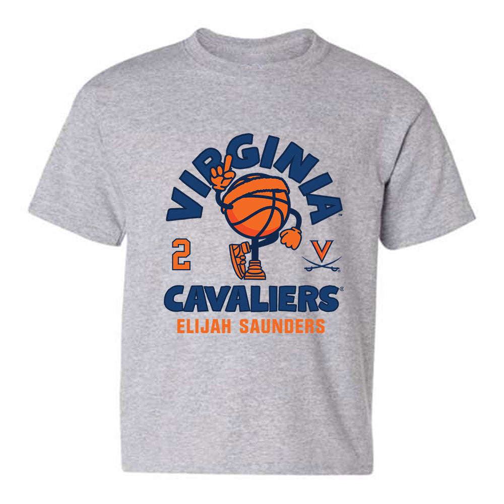 Virginia - NCAA Men's Basketball : Elijah Saunders - Fashion Shersey Youth T-Shirt