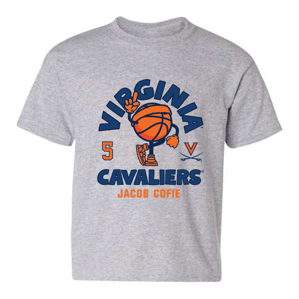 Virginia - NCAA Men's Basketball : Jacob Cofie - Fashion Shersey Youth T-Shirt