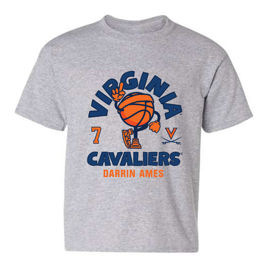 Virginia - NCAA Men's Basketball : Darrin Ames - Fashion Shersey Youth T-Shirt