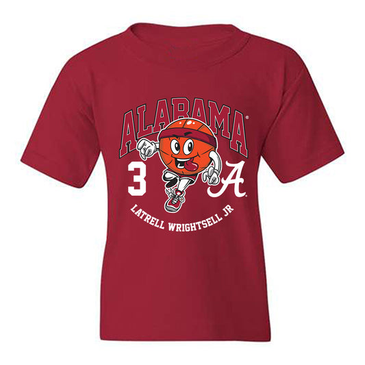 Alabama - NCAA Men's Basketball : Latrell Wrightsell Jr - Fashion Shersey Youth T-Shirt-0