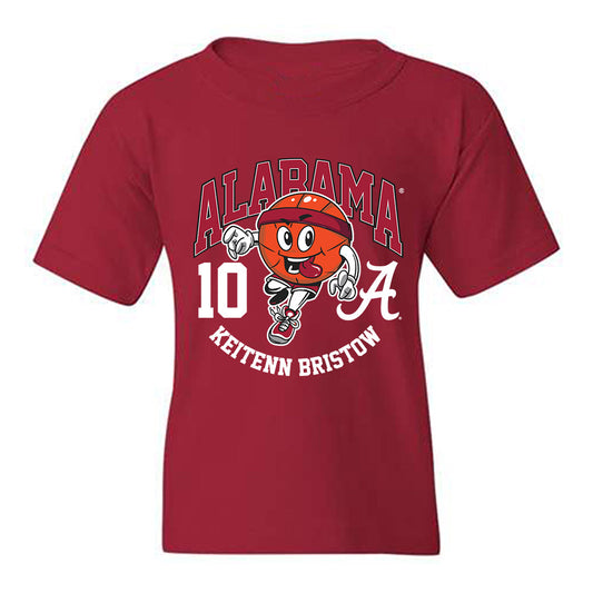 Alabama - NCAA Men's Basketball : Keitenn Bristow - Fashion Shersey Youth T-Shirt-0