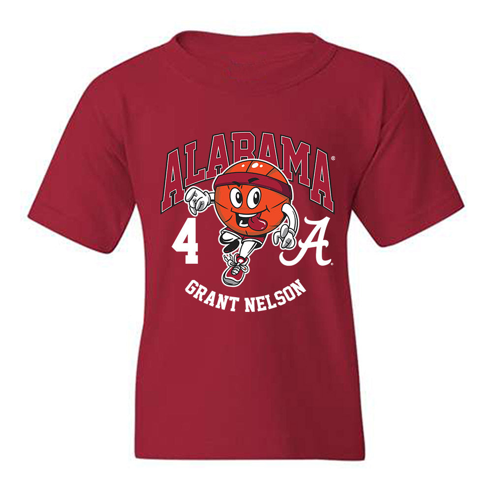 Alabama - NCAA Men's Basketball : Grant Nelson - Fashion Shersey Youth T-Shirt-0