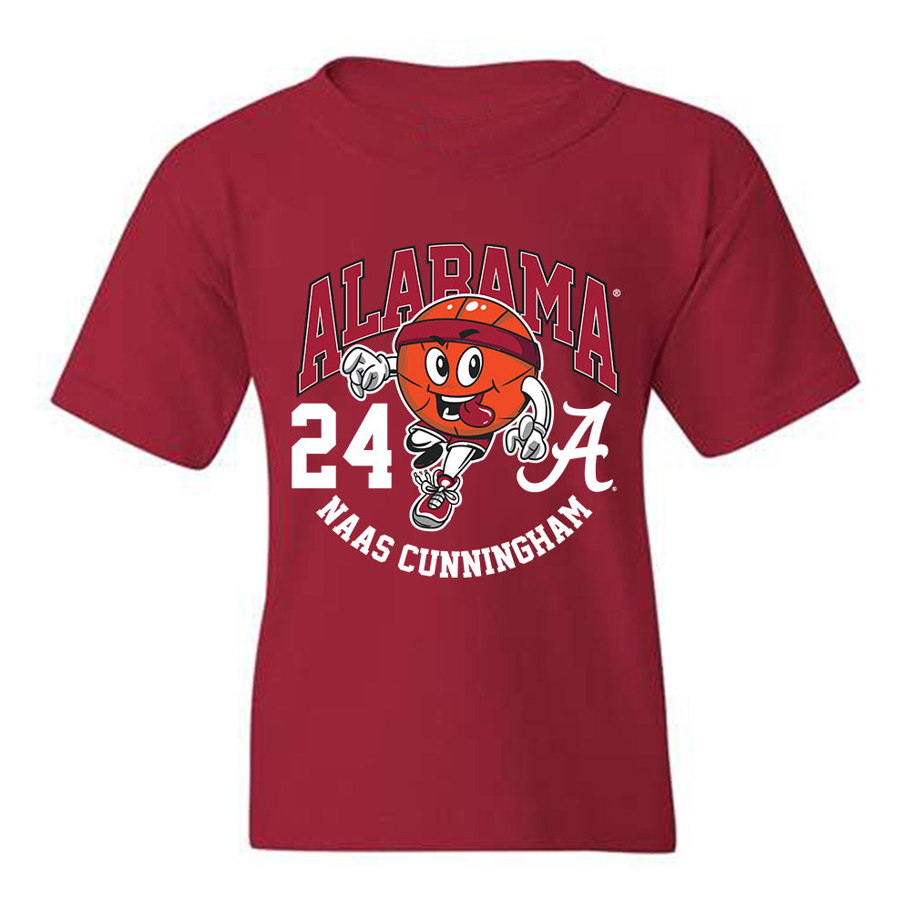 Alabama - NCAA Men's Basketball : Naas Cunningham - Fashion Shersey Youth T-Shirt