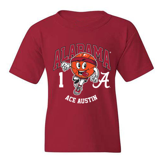 Alabama - NCAA Women's Basketball : Ace Austin - Fashion Shersey Youth T-Shirt-0