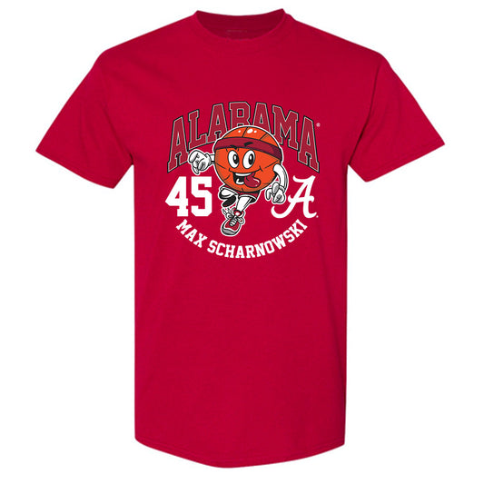 Alabama - NCAA Men's Basketball : Max Scharnowski - Fashion Shersey T-Shirt-0